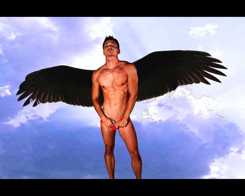 Dark Angel - gay art male art by Michael Taggart Photography
